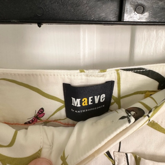 MAEVE NWT Size 31 Colette Cropped Pants - Butterfly - Picture 5 of 5